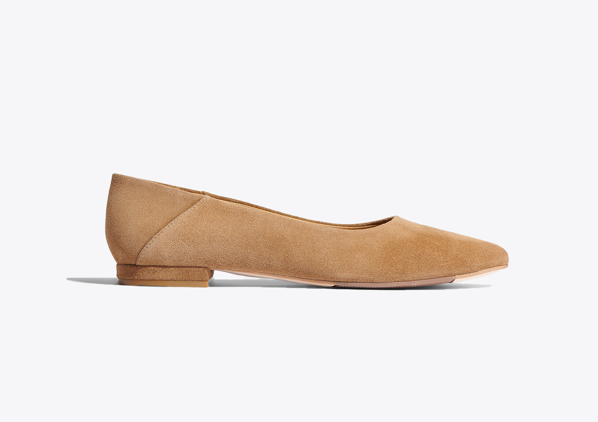 Nisolo Fina Pointed Toe Flat Taupe Suede - Every Nisolo product is built on the foundation of comfort, function, and design. 