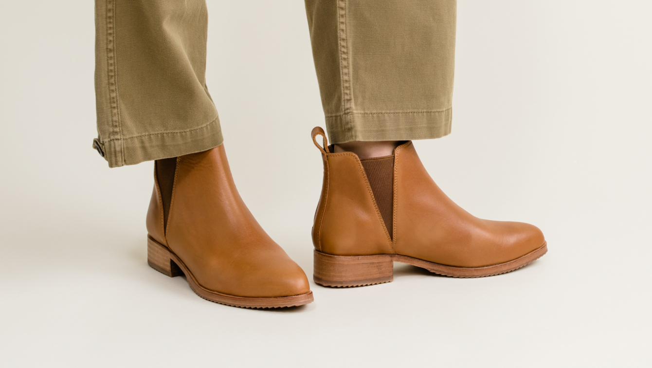 Nisolo Eva Everyday Chelsea Boot Nutmeg