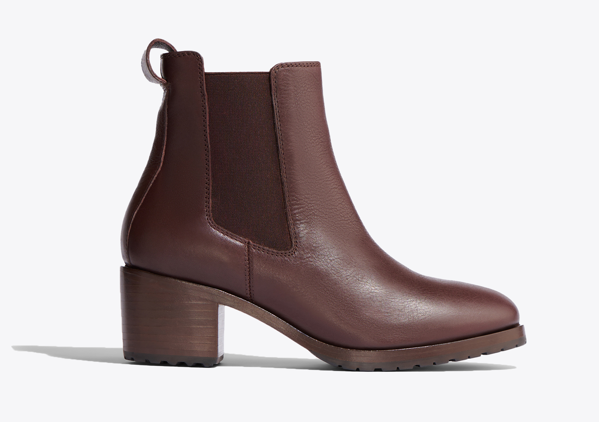 Nisolo Ana Go-To Heeled Chelsea Boot Wine - Every Nisolo product is built on the foundation of comfort, function, and design. 