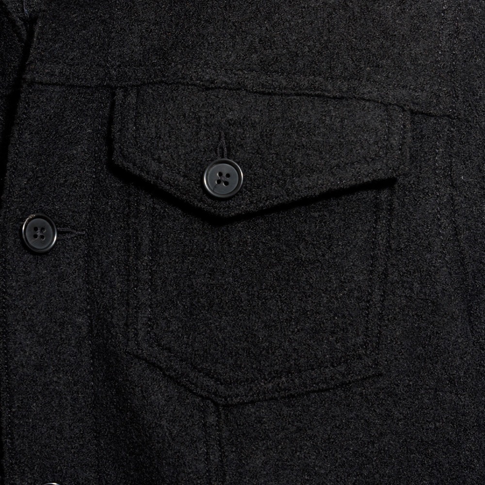 Boiled Wool Trucker Jacket – Billy Reid