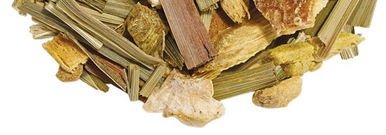 Ginger Lemongrass tea pile