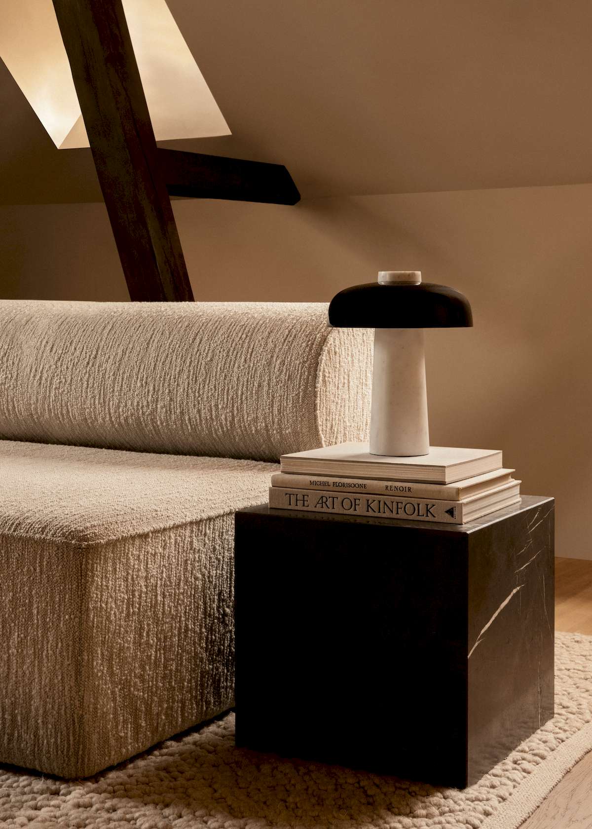 Reverse Marble Table Lamp