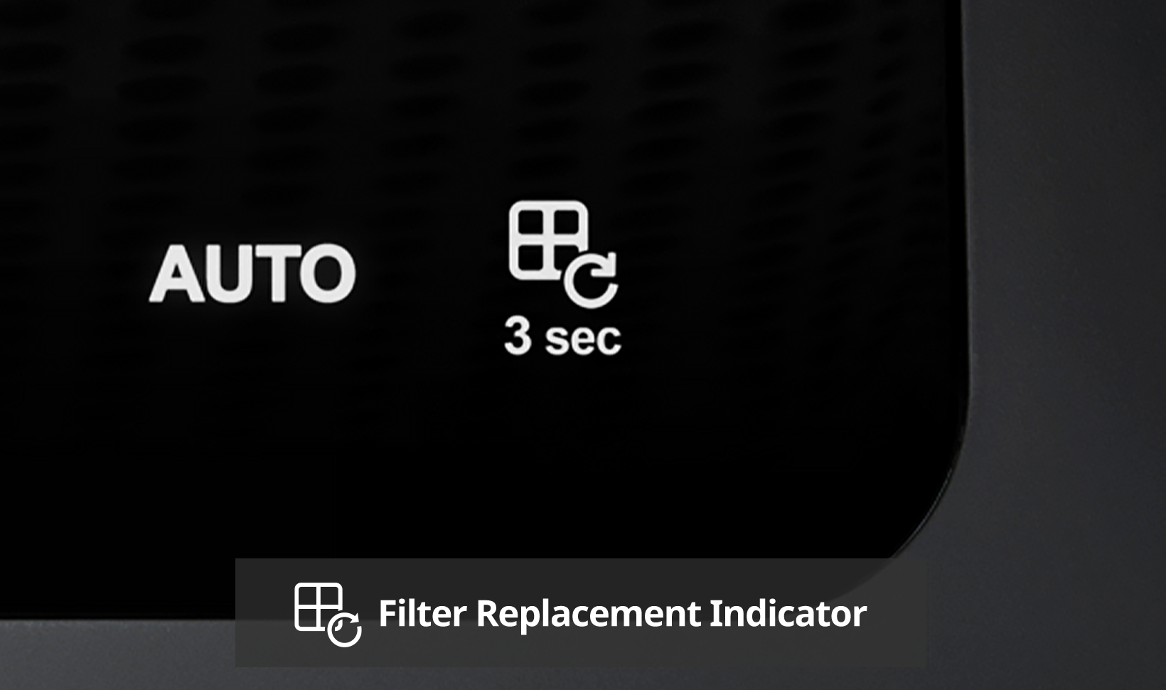 Airmega Aim auto mode and filter replacement indicator