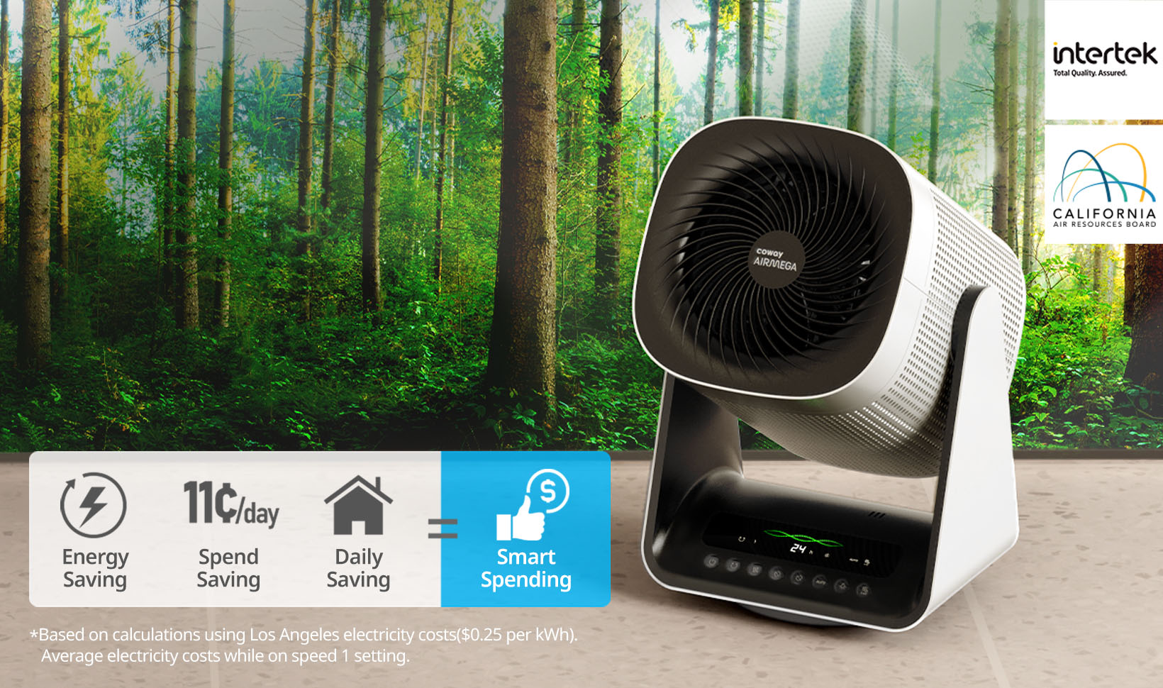 Airmega Aim energy saving  