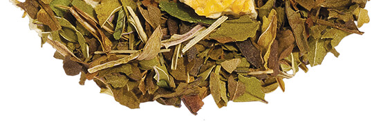 CITRUS MINT tea pile