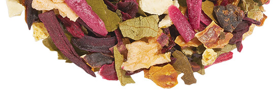 RASPBERRY NECTAR tea pile
