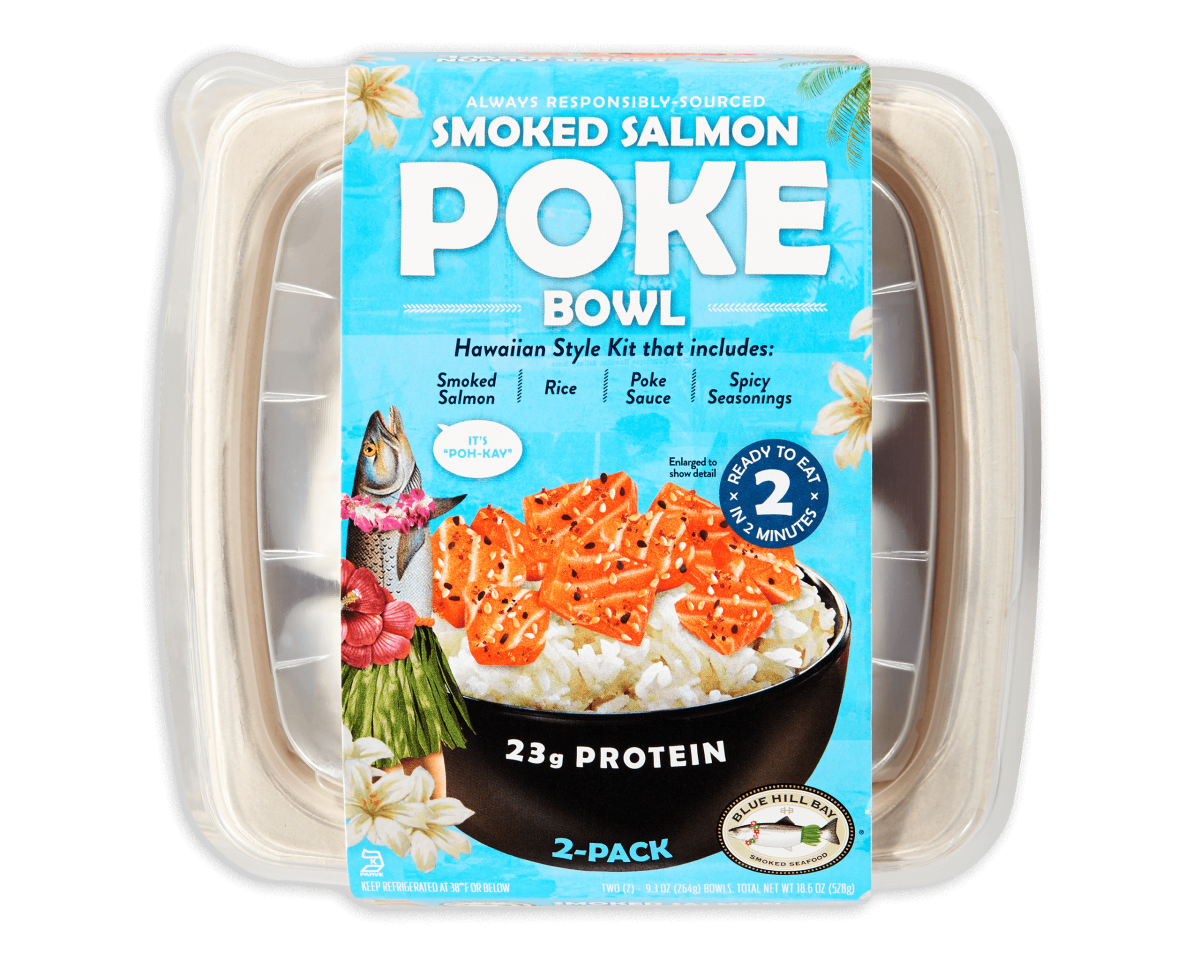 9.3 oz. Smoked Salmon Poke Bowl - Acme Smoked Fish
