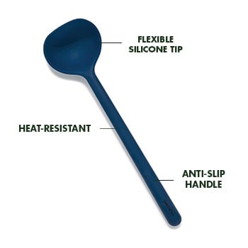 Interchangeable Ladle Platinum Silicone Ladle | Navy | GreenPan