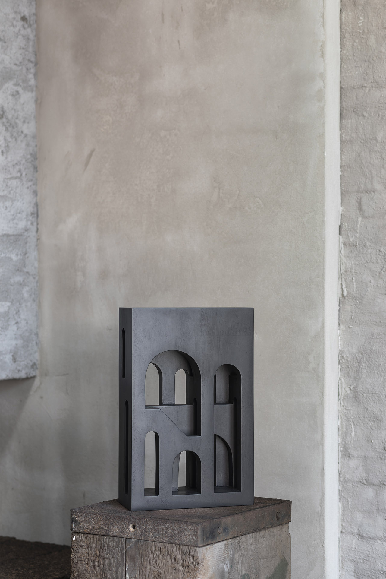 Ethnicraft Mahogany Arches Sculpture