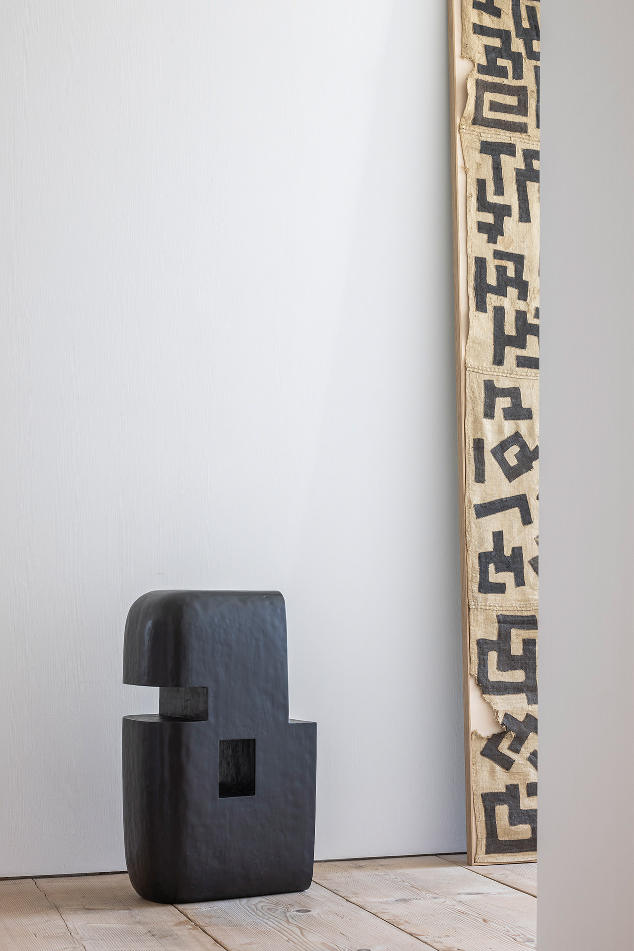 Ethnicraft Mahogany Extrusion Square Sculpture