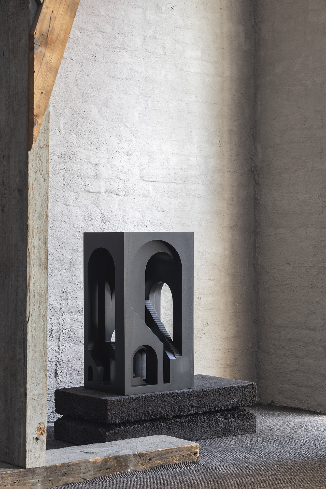 Ethnicraft Mahogany Fragment Sculpture