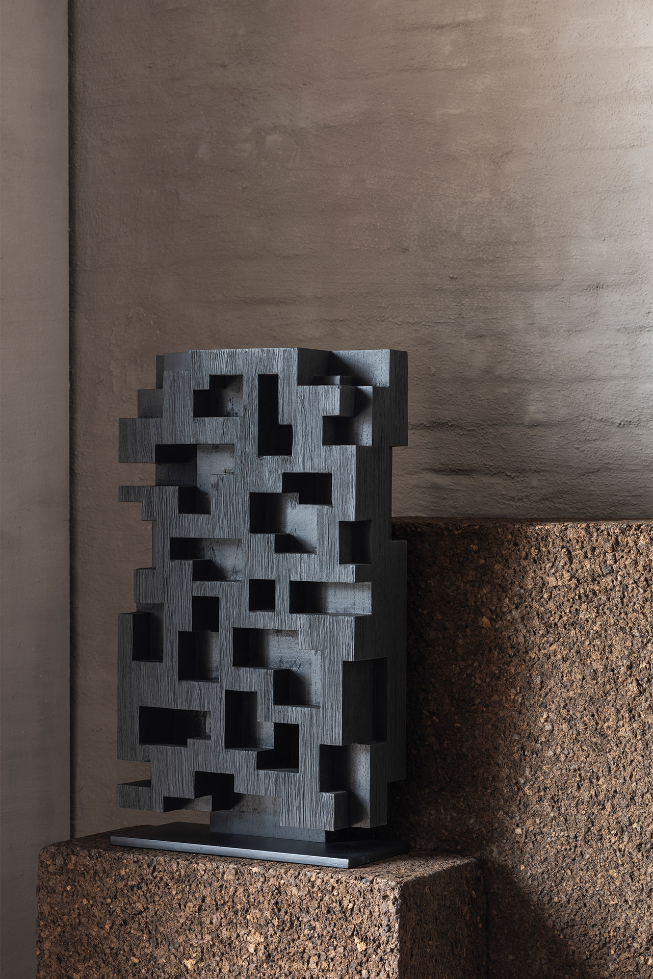 Ethnicraft Teak Stele Sculpture
