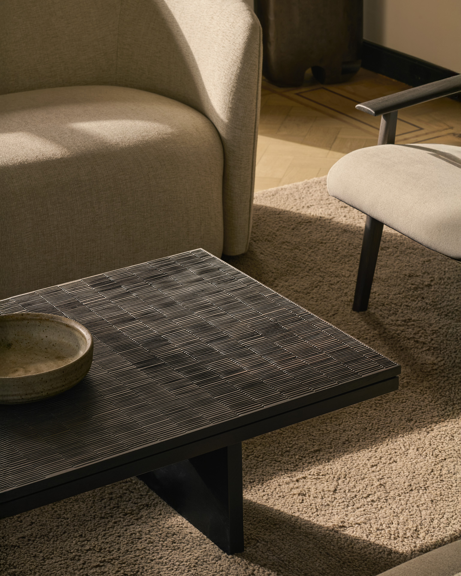 Ethnicraft Teak Grooves Coffee Table