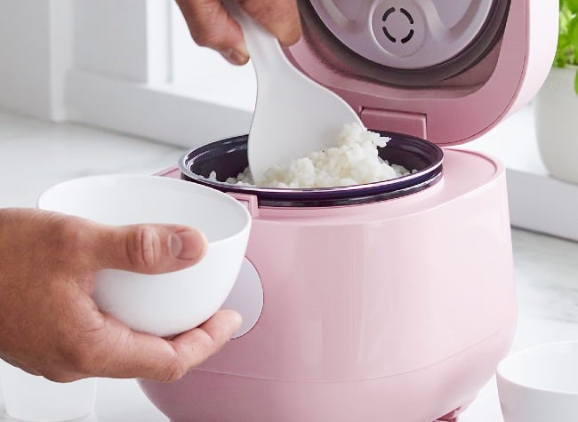 Pink Mini Rice Cooker