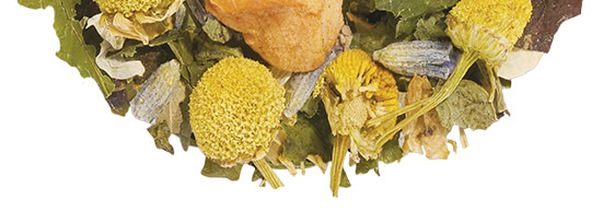 Chamomile Lavender tea pile