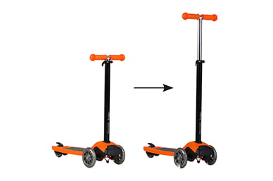 extendable handlebar height 