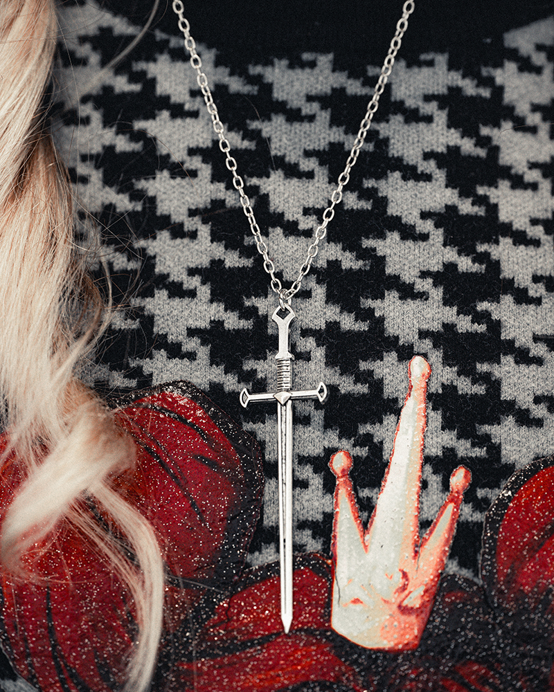 Silver Sword Necklace