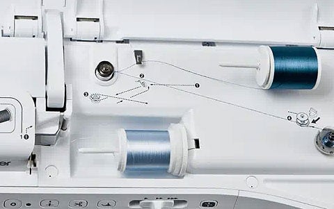 Brother VQ2 has an Independent Bobbin Winder