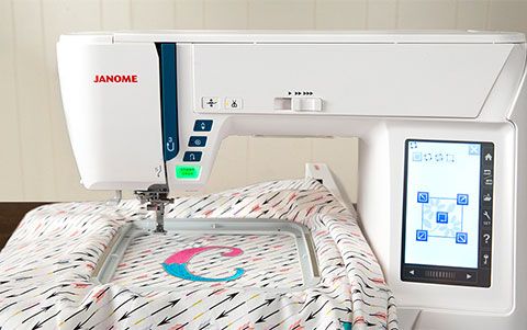 The Janome Atelier 9 is great for embroidery
