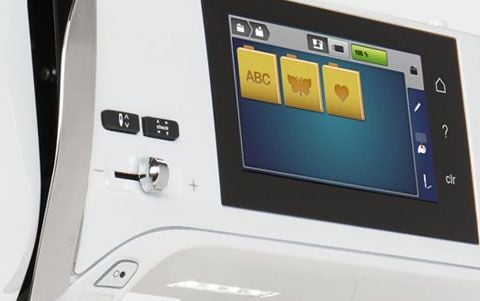 The Bernina 500e has time saving automatic features