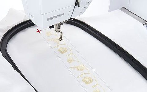 Bernina 700E - Position your design accurately