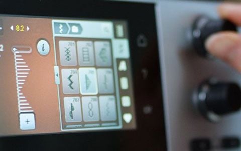 Easy to navigate touch screen