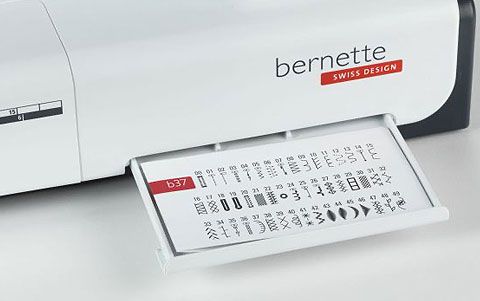 Bernette B37 Sewing Machine Range of stitch patterns