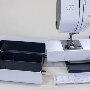 Bernette B77 Sewing Machine Free Arm and Storage Box