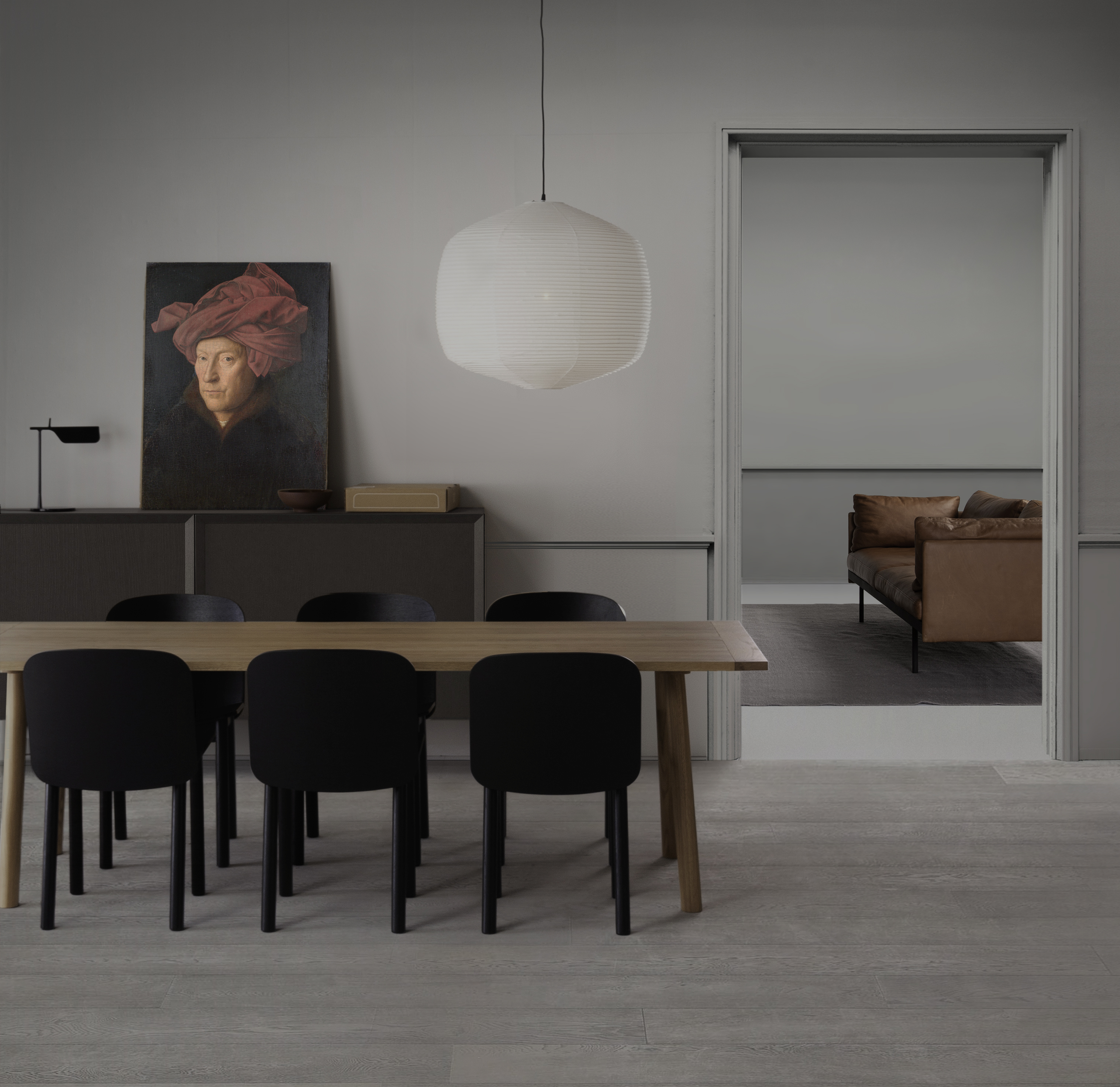 Coco Dining Table 2400mm - Black - Floor Stock