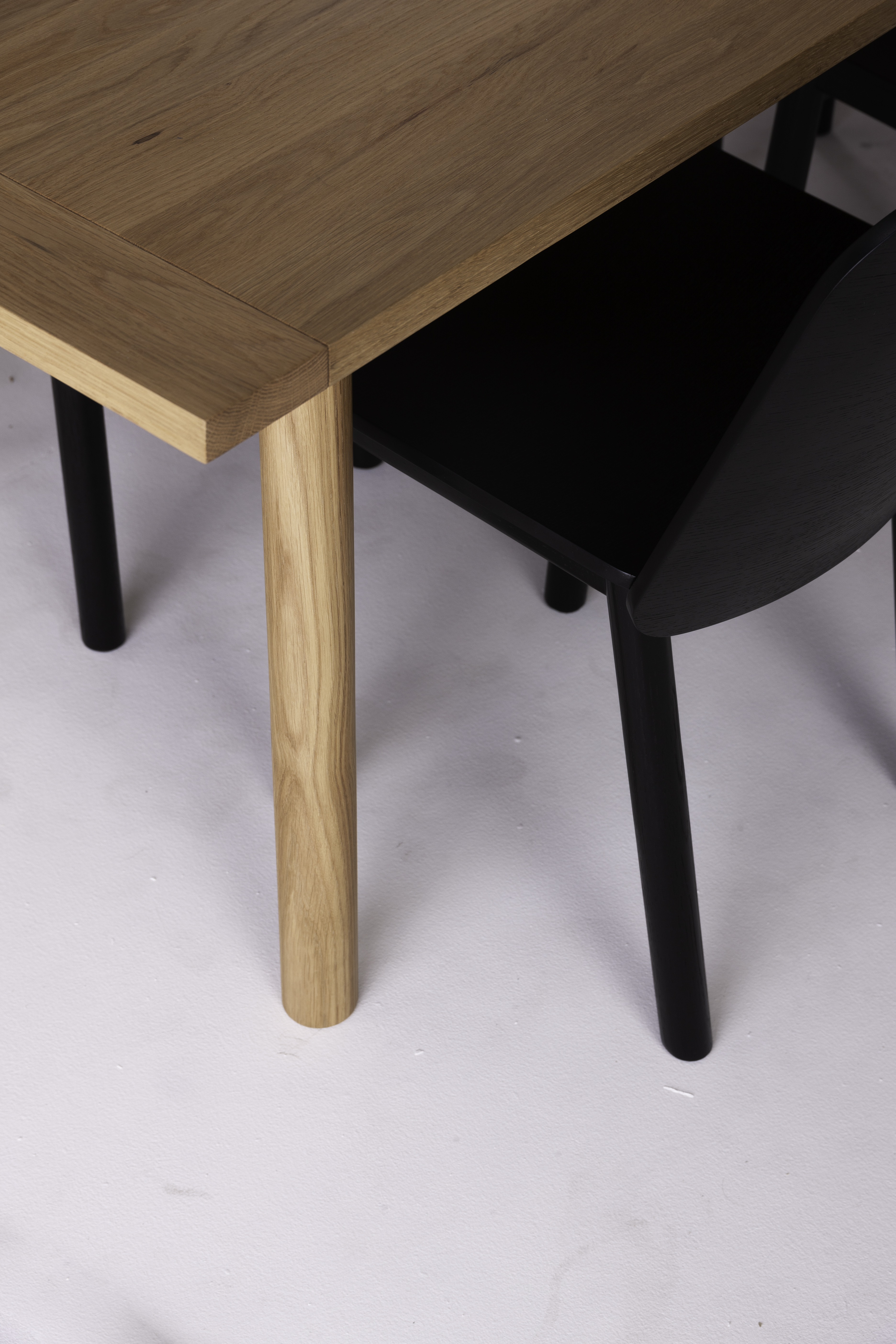 Coco Dining Table 2400mm - Black - Floor Stock