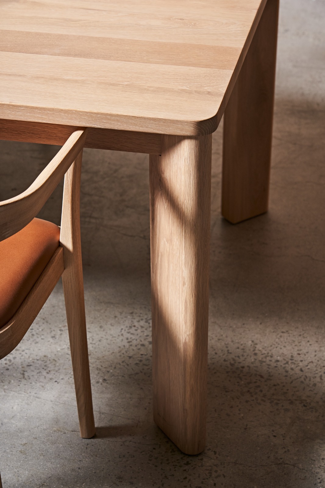 Matrix Dining Table - 1800mm - Black Oak - Floor Stock