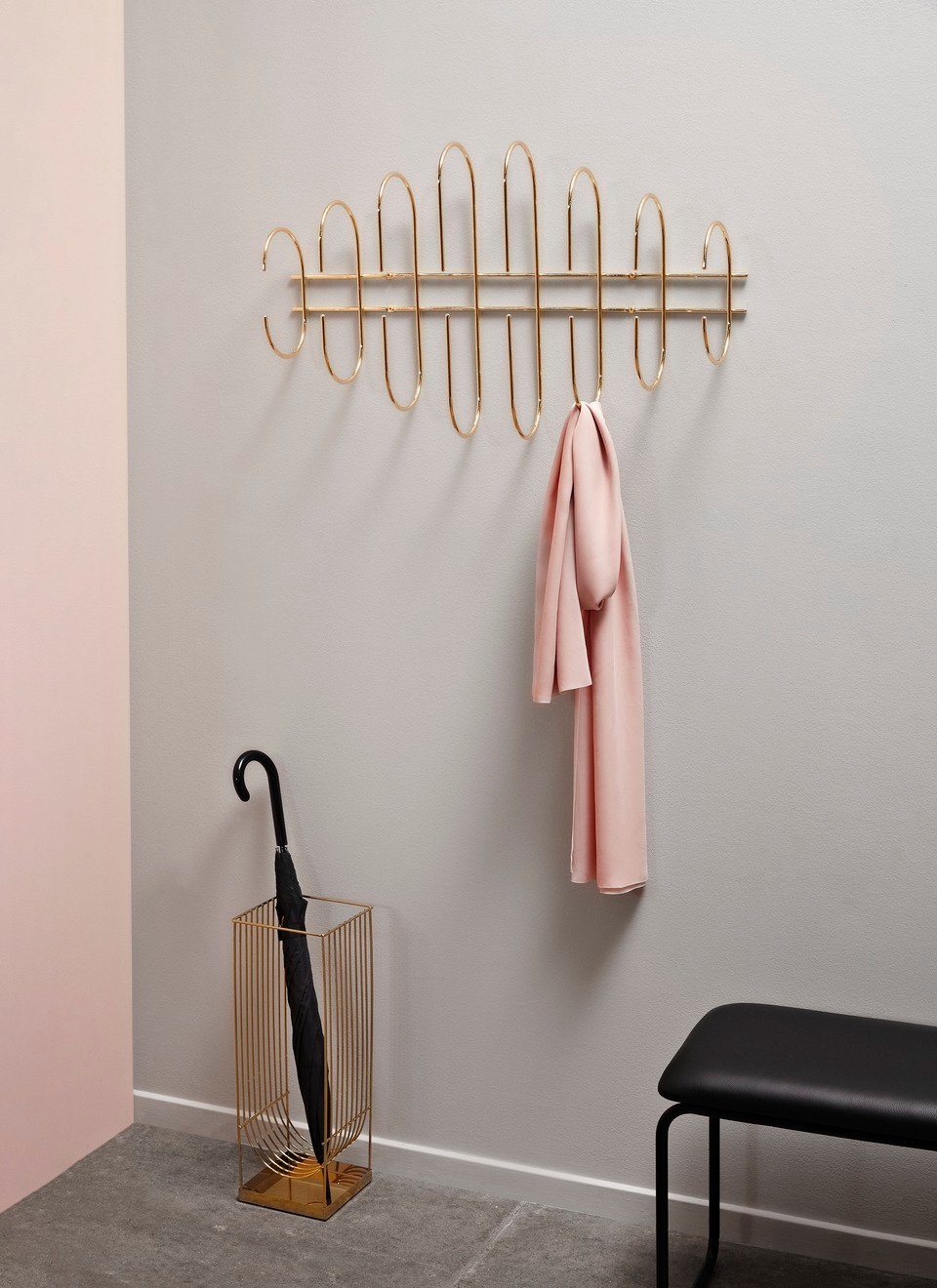 Moveo Coat Rack - Gold - Large - Floor Stock