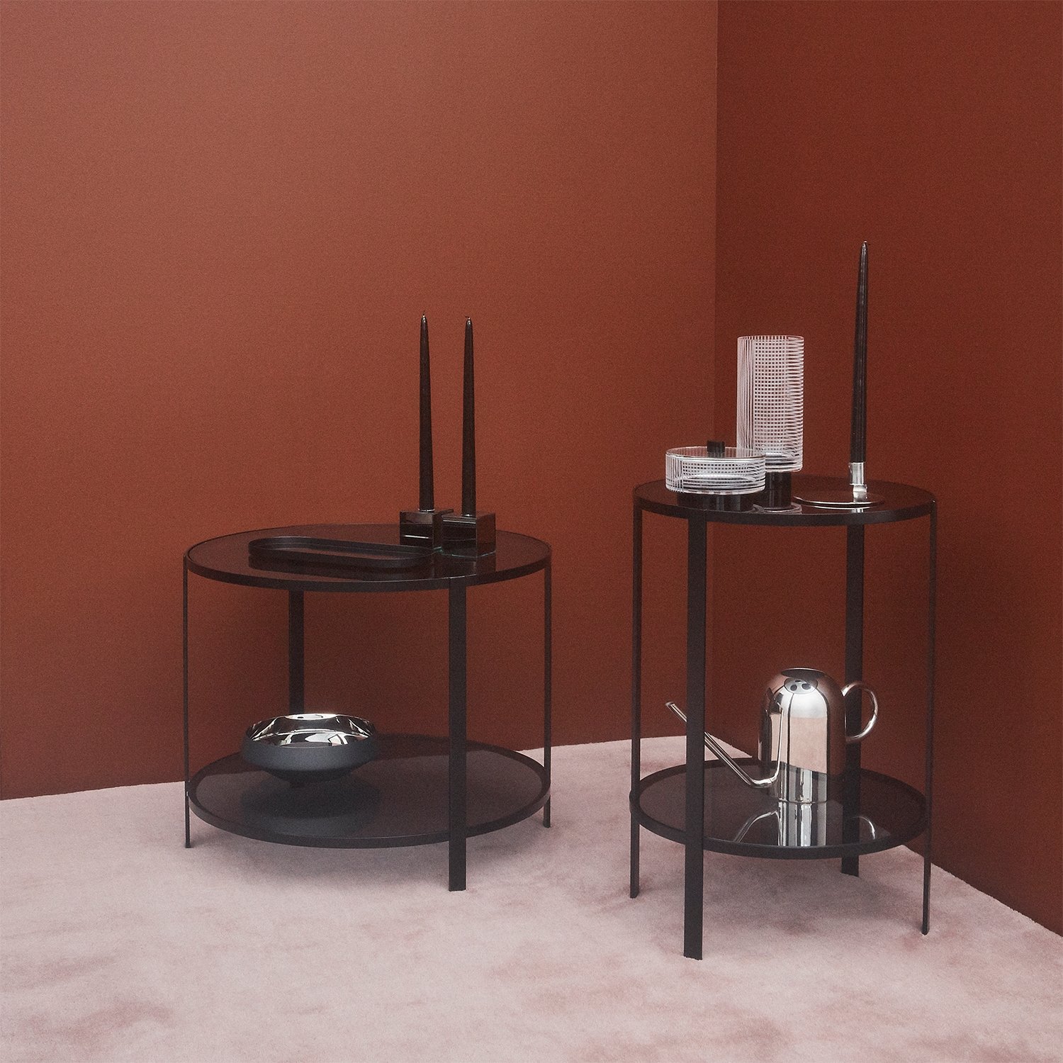 Anulo Candle Holder - Black - Floor Stock