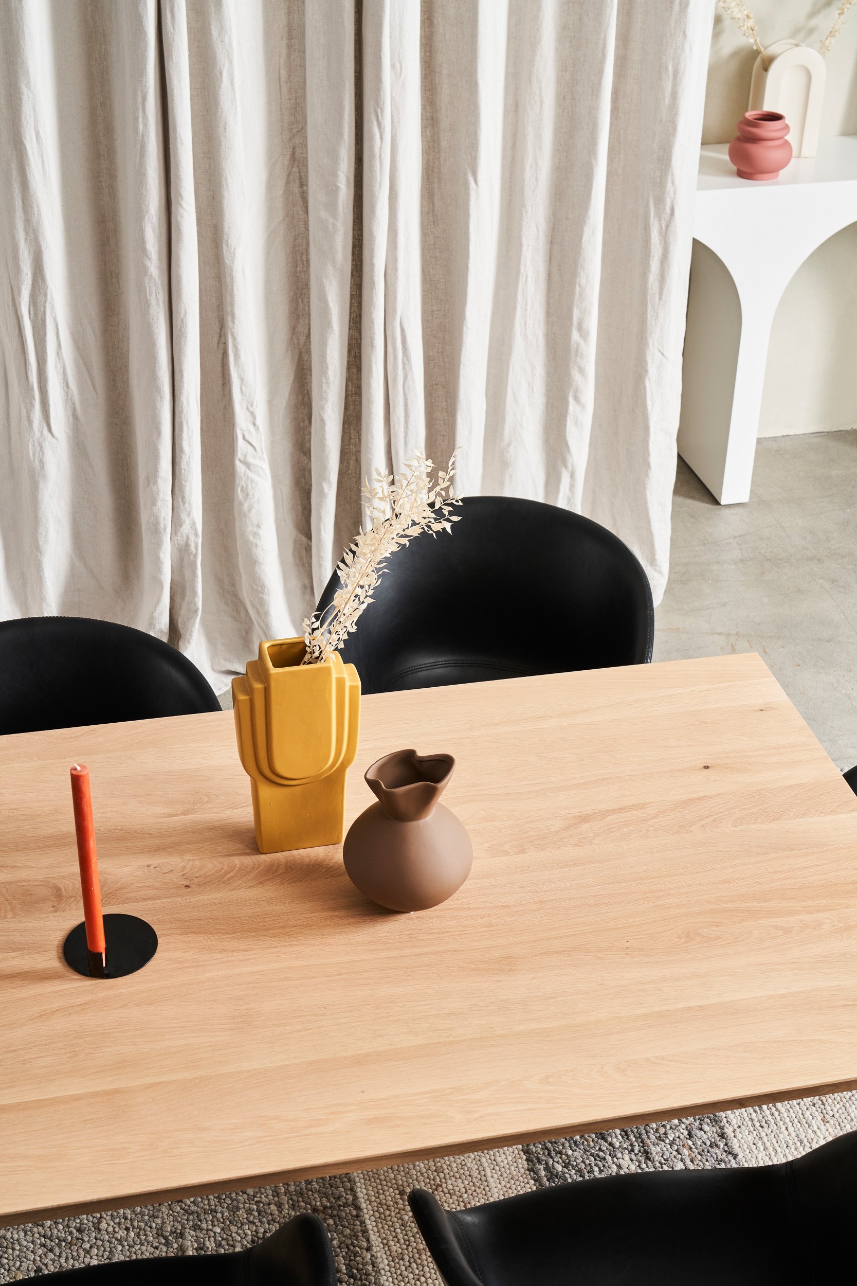 Anulo Candle Holder - Black - Floor Stock