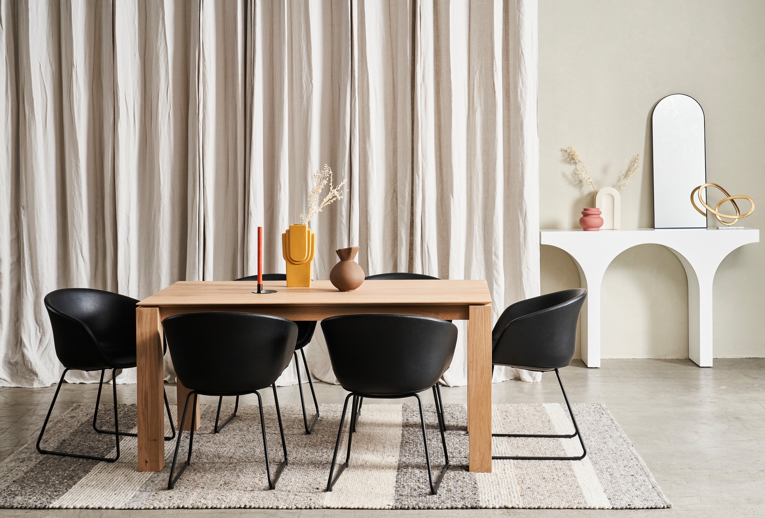 Anulo Candle Holder - Black - Floor Stock