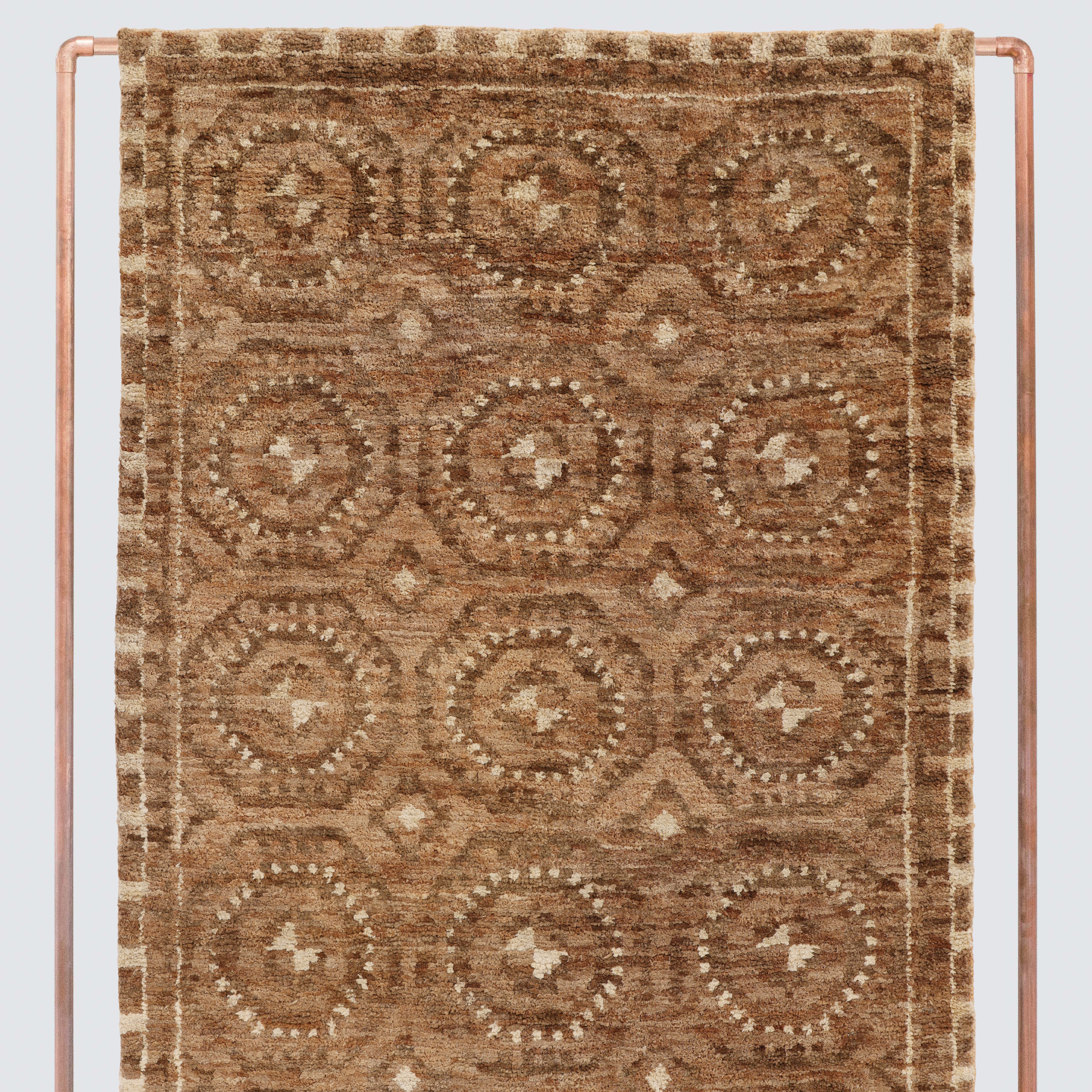 jute area rug detail, natural