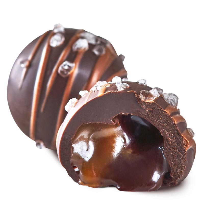 Dark Sea Salt Caramel Truffle