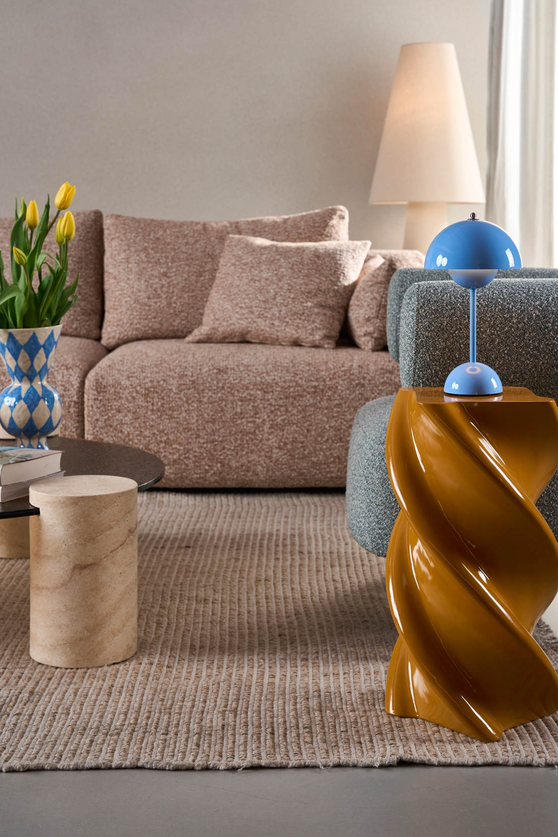 Casa Linen Floor Lamp