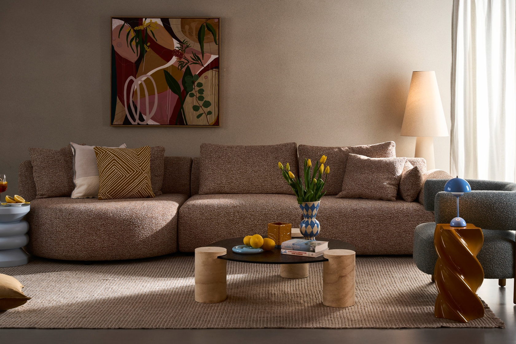 Casa Linen Floor Lamp