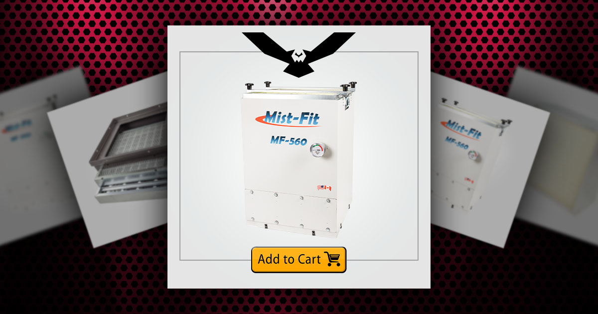 Mist Collector, Mist-Fit, MF-560, Mist Eliminator, Mist Extractor, Demister
