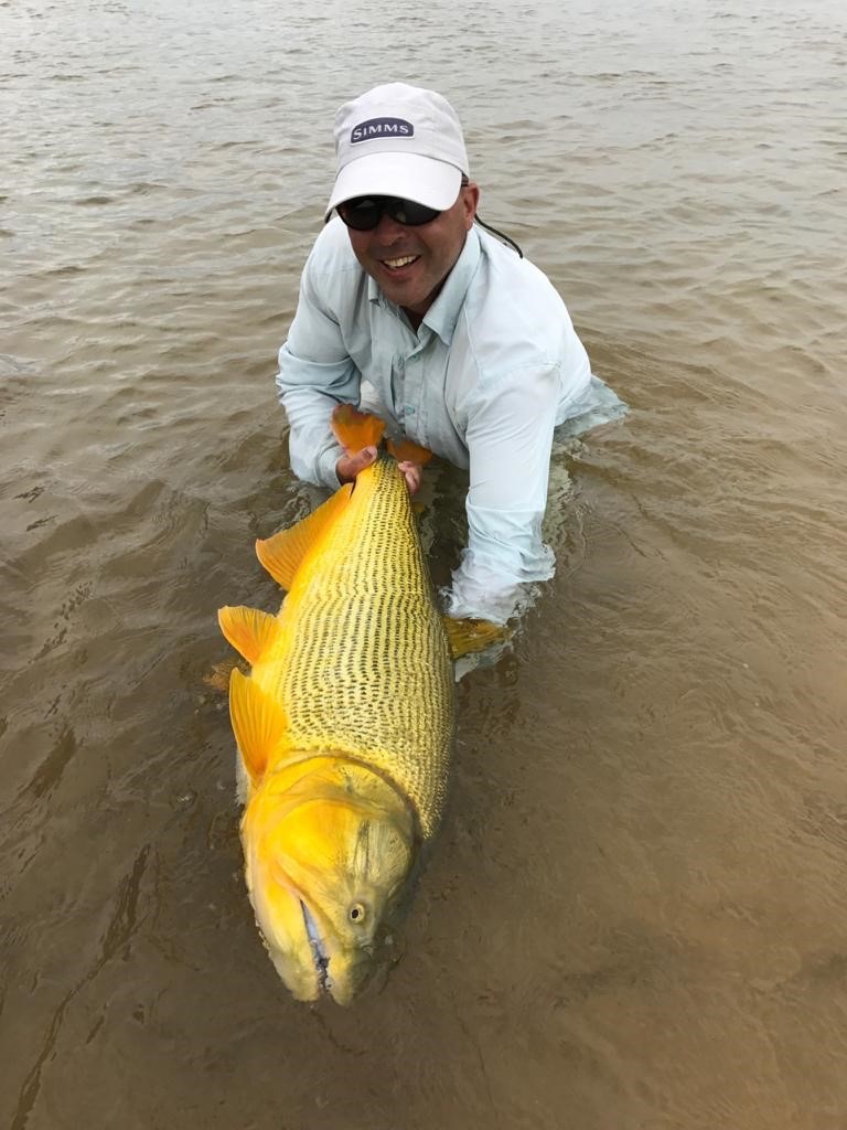 Gold Dorado Overcast Fishing Shirt 