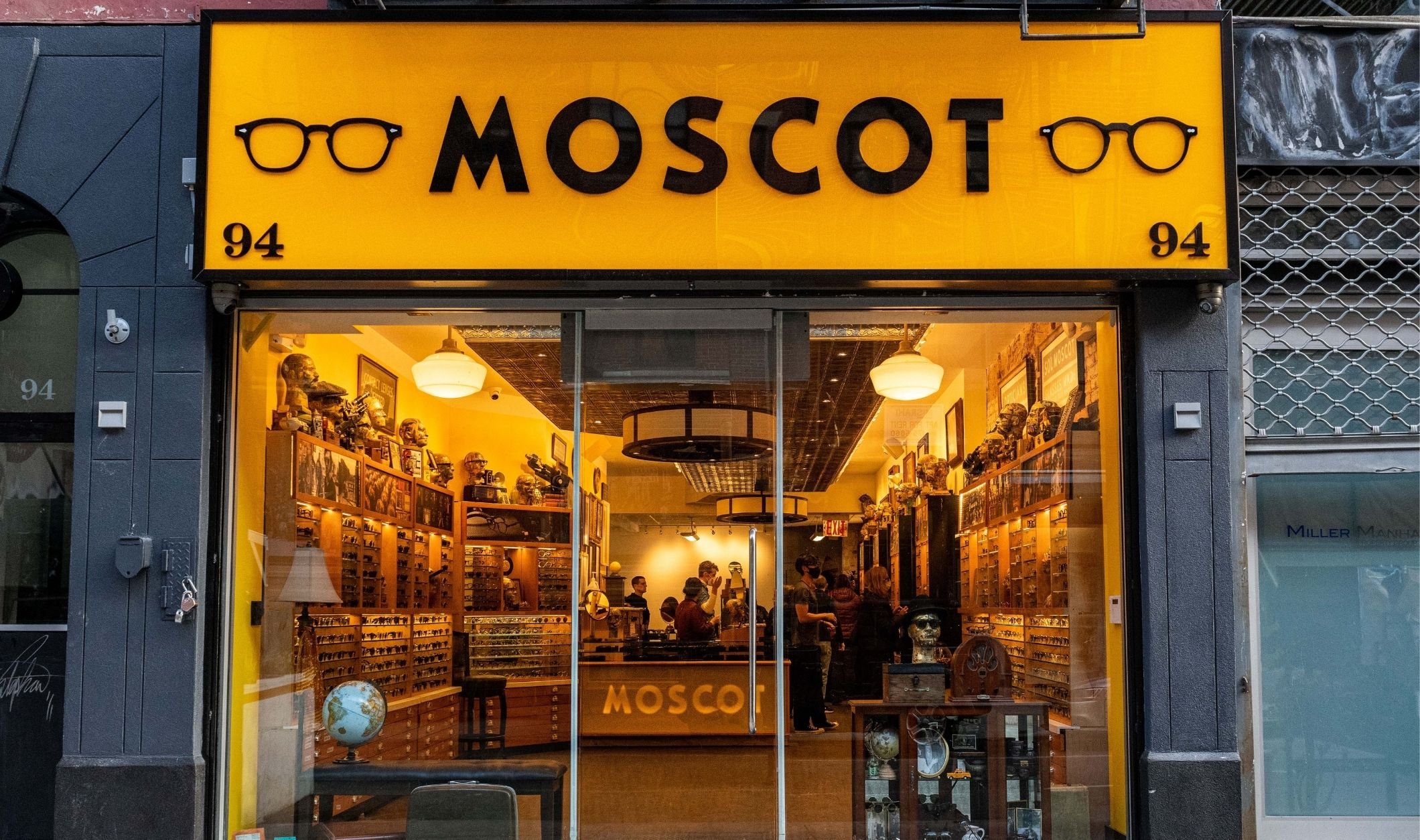 The MOSCOT Lower East Side Shop exterior