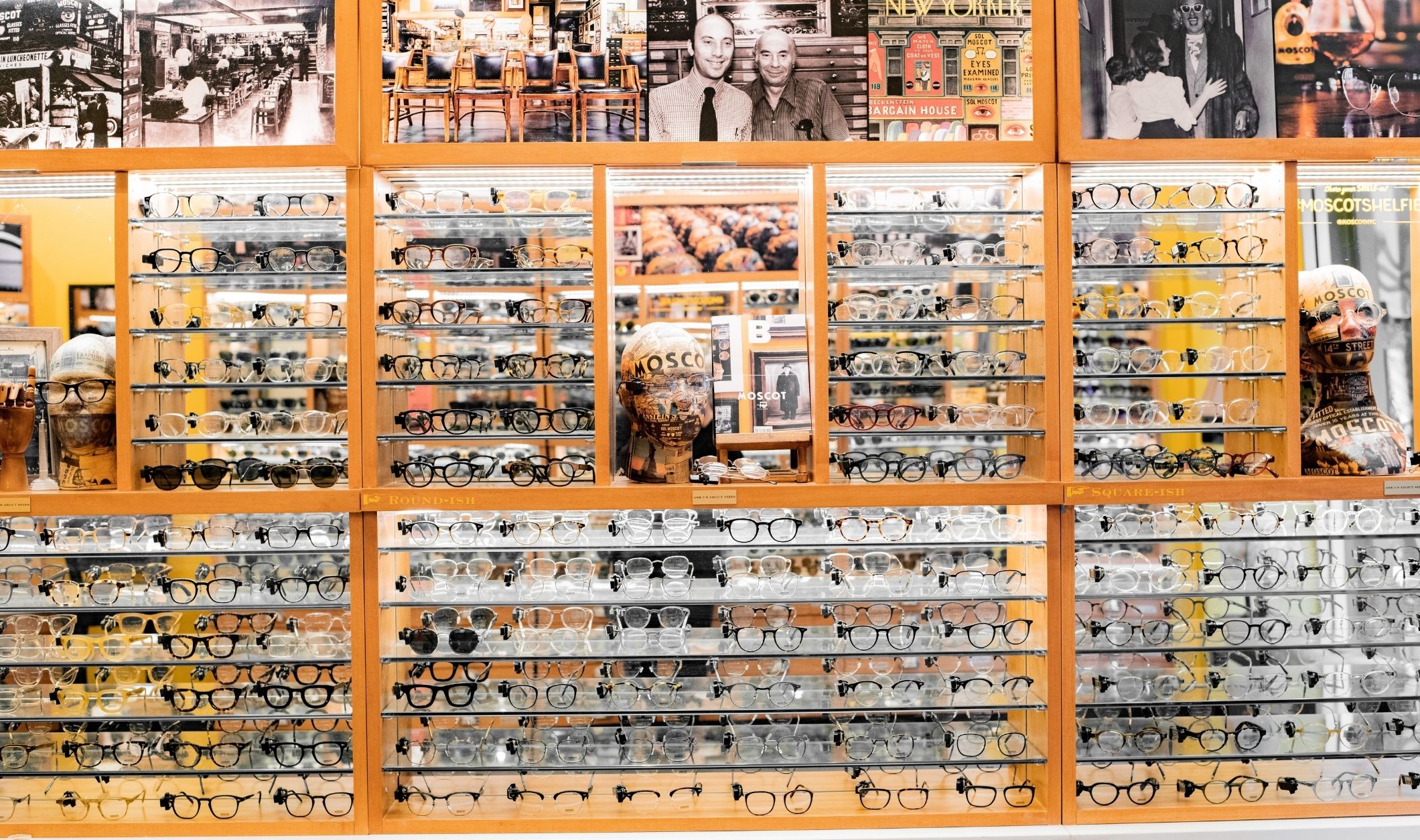 The MOSCOT Lower East Side Shop interior 2