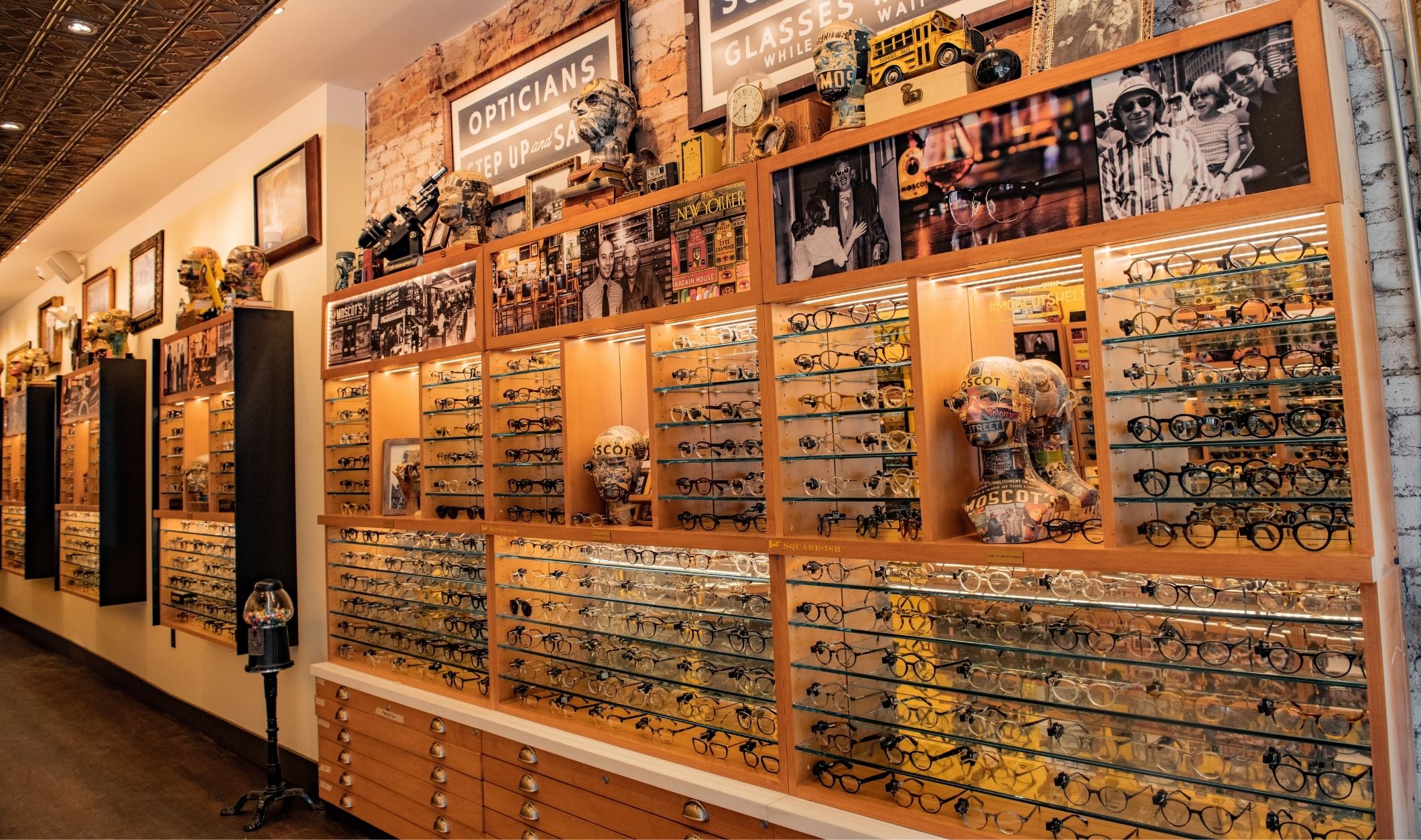 The MOSCOT Lower East Side Shop interior 3