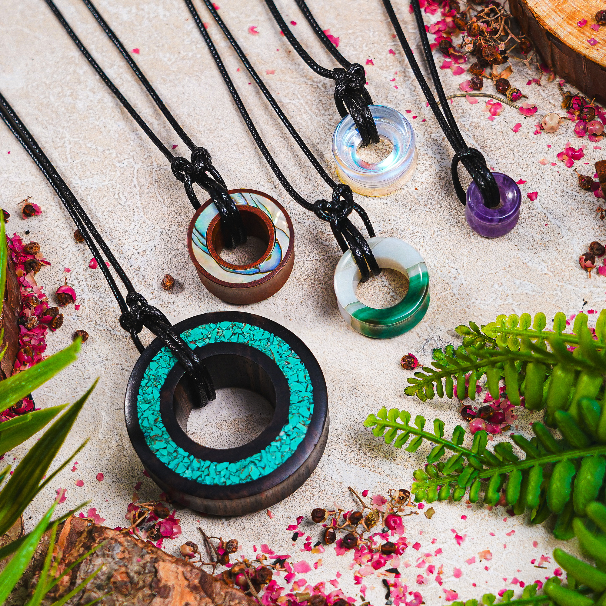 Upcycling-Makramee-Halskette – Lucky Dip!
