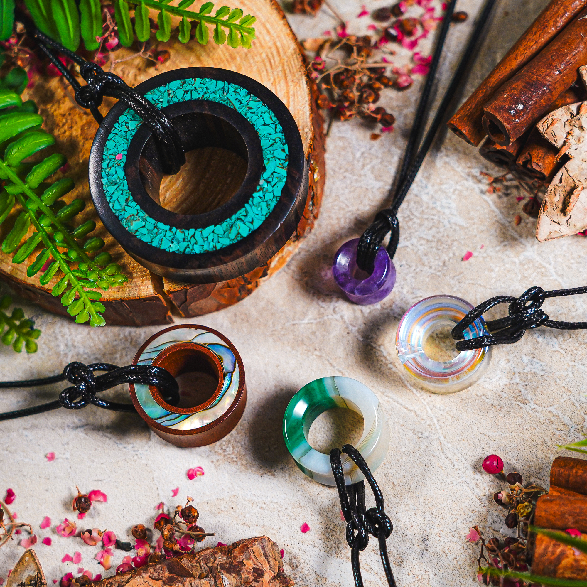  Upcycling-Makramee-Halskette – Lucky Dip!