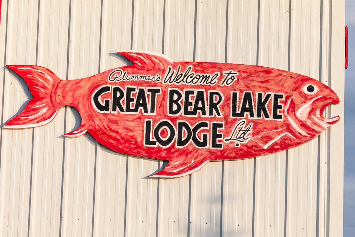 Customizable Lodge Decor, Parlin Lakes Lodge Cabins Wood Fish Sign