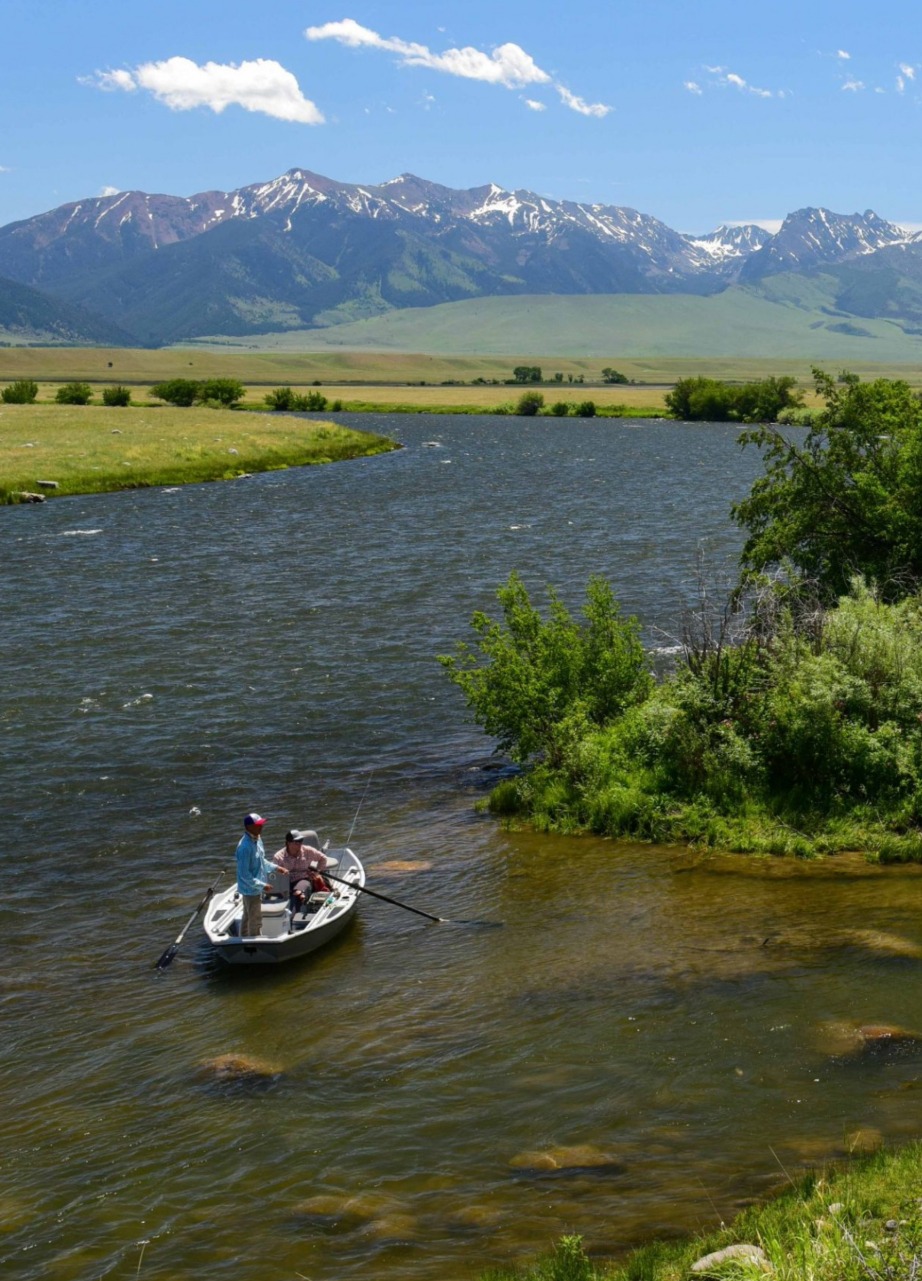 Fishing and Fun on the Madison River Near Ennis, Montana