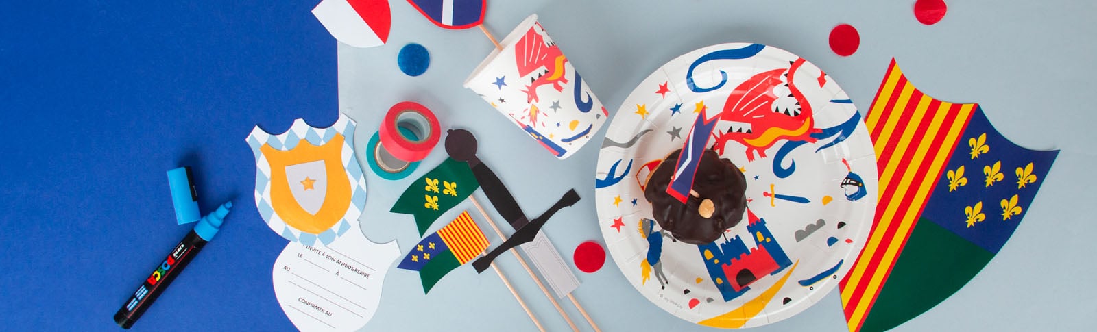 Animation ideas for a knight-themed child's birthday party