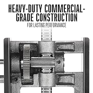 Heavy duty commercial grade construction for long lasting performance